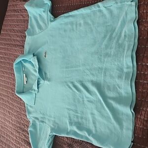Aqua Blue Lacoste Polo